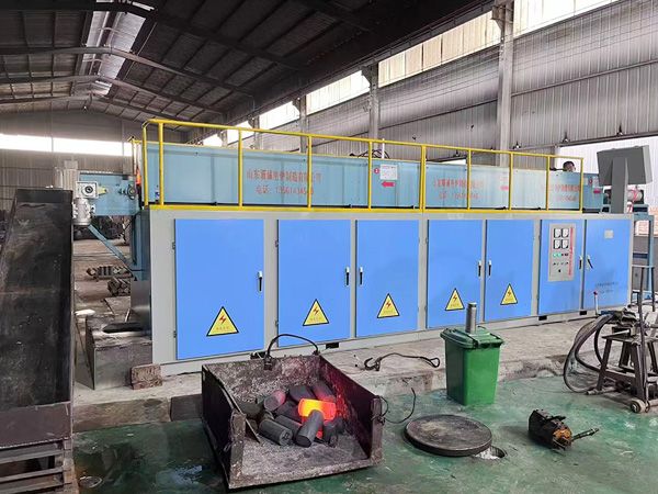 1100KW透熱爐客戶現(xiàn)場